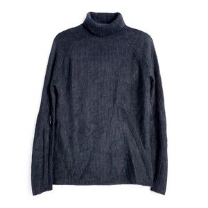 H&M Women's Navy Turtleneck Sweater